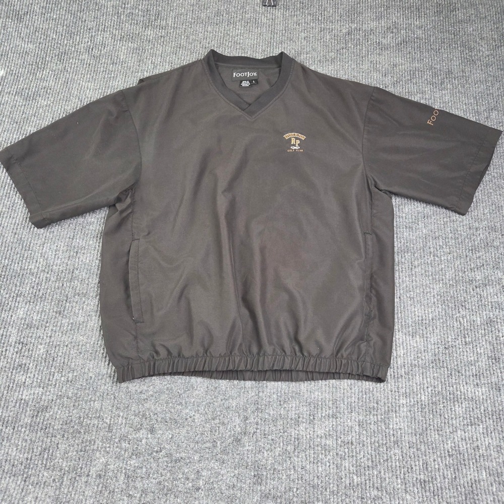 FootJoy Mens Golf Pullover Short Sleeve V Neck Reynolds Park RP Golf Club